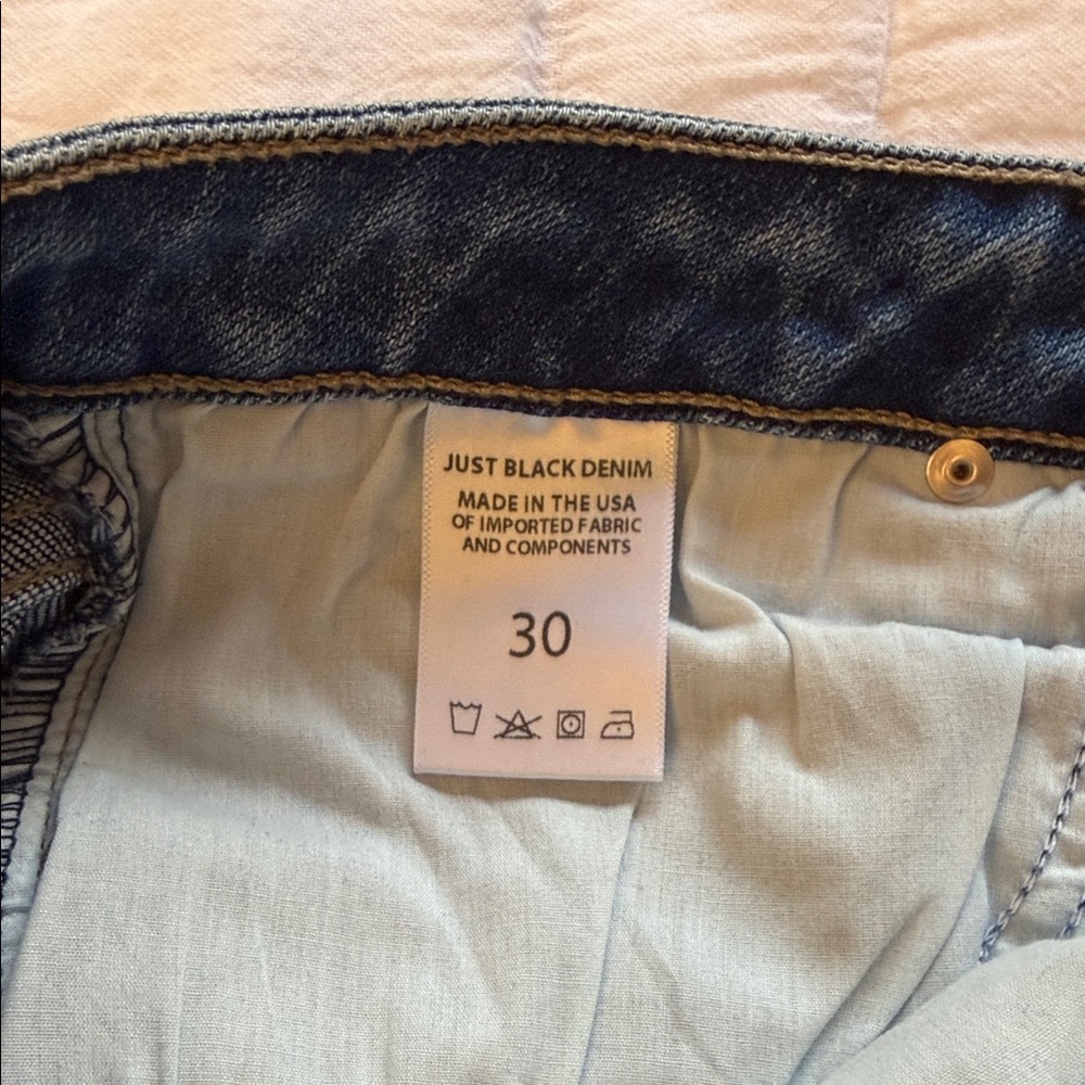 Just Black Medium Blue Denim Jeans - Picture 7 of 7